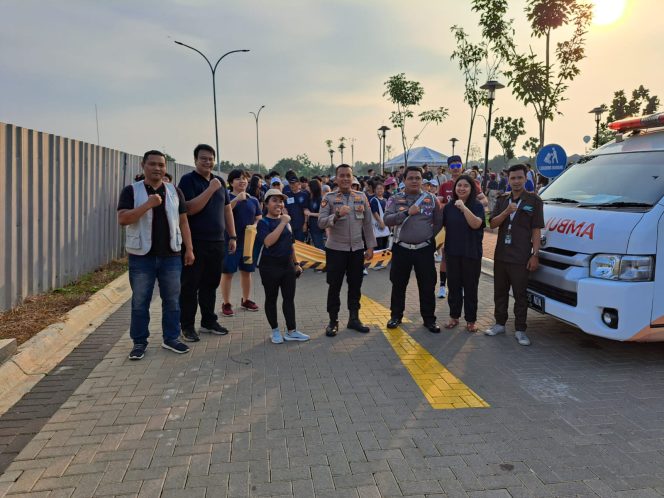 
					Polsek Pagedangan Amankan Kegiatan Fun Walk Francis School di Rans Nusantara Hebat