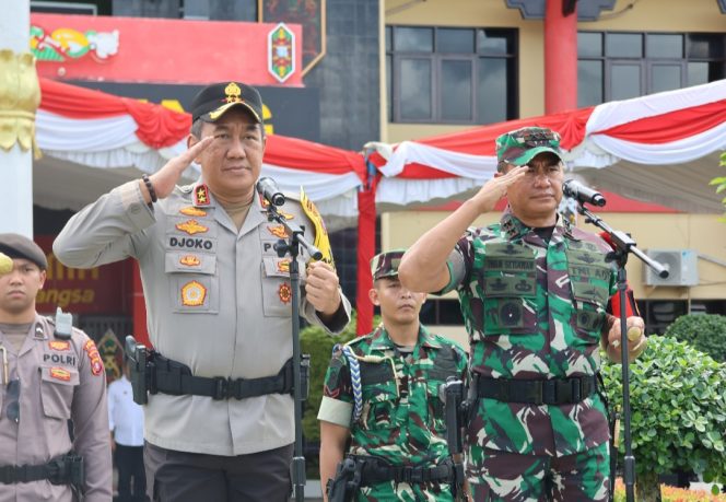 
					Pimpin Gelar Pasukan Bersama Pangdam XII/TPR, Kapolda Kalteng: 7.200 Personel Gabungan TNI-Polri Siap Amankan Pemungutan Suara Pilkada Serentak