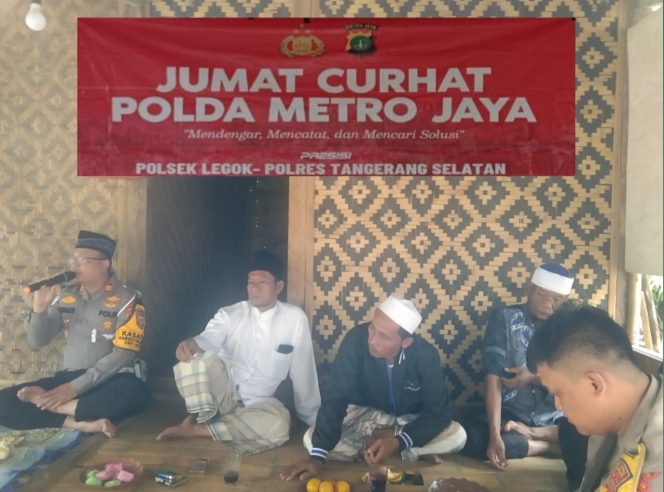 
					Polsek Legok Mendengarkan Aspirasi Warga di Balai Desa Ciangir, Tangerang Selatan