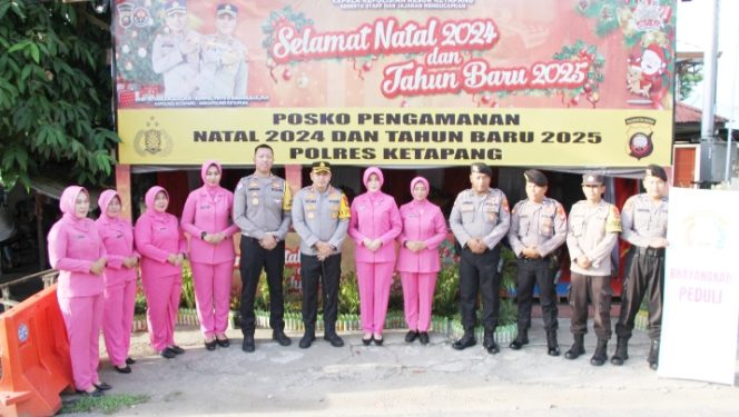 
					Kunjungi Pospam, Kapolres Bersama Ketua Bhayangkari Cabang Ketapang Berbagi Bingkisan NATARU