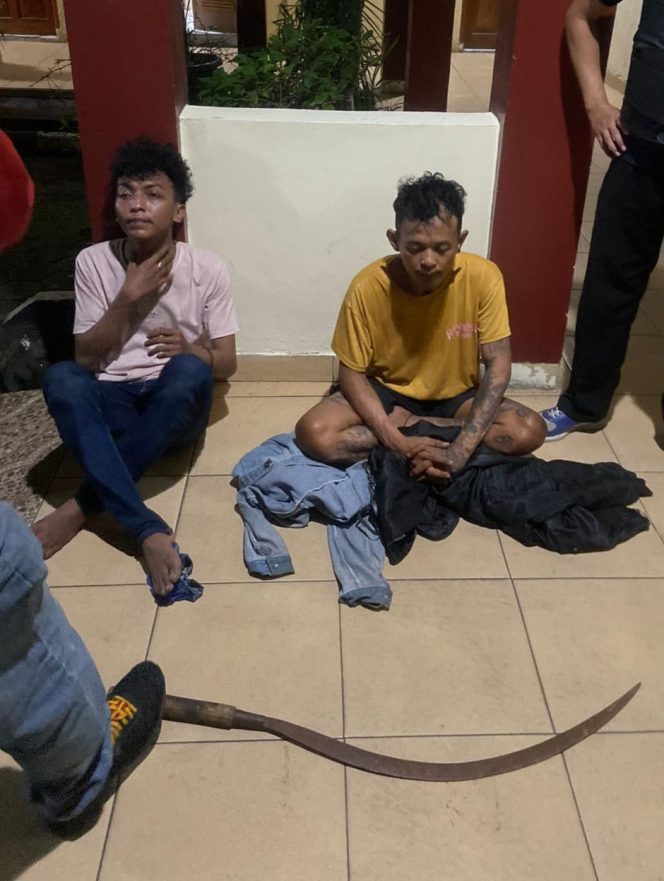 
					Dua Remaja Bersenjata Tajam Diamankan Warga Kedaung Saat Hendak Tawuran