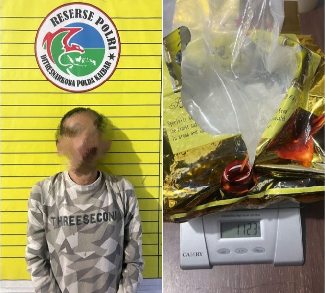 
					Ditresnarkoba Polda Kalbar Berhasil Mengamankan Seorang Pria Beserta Narkoba Seberat 1.123 Gram