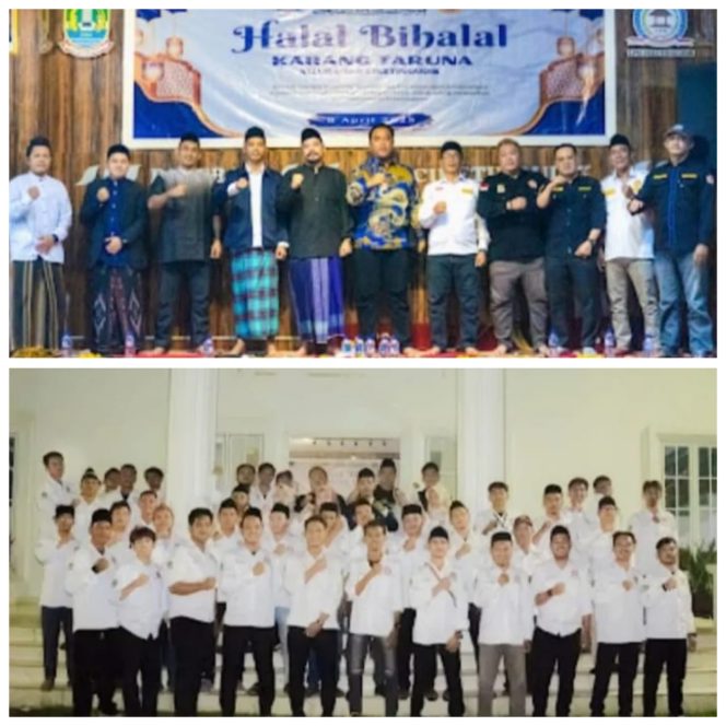 
					Ketua LPM Ciketing Udik Salim Samsudin Bersama Ketua Karang Taruna Menggelar Halal Bihalal Yang Di Adakan Rutin Tiap Tahunnya