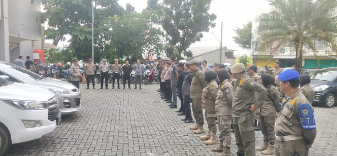 
					Apel Kesiapan Pengamanan Aksi Unjuk Rasa di Kantor Wali Kota Tangsel, 57 Personel Dikerahkan