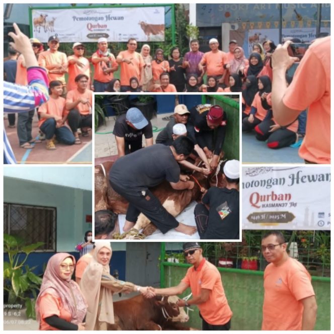 
					KETUM IKASMAN 37 Jakarta Boy Rafli Amar Berhalangan Hadir Untuk Menggelar Penyembelihan Hewan Qurban