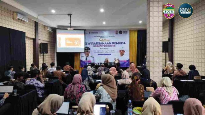 
					DISBUDPORA Ciamis Gelar Kegiatan Pelatihan Kewirausahaan Pemuda di Era Digital.