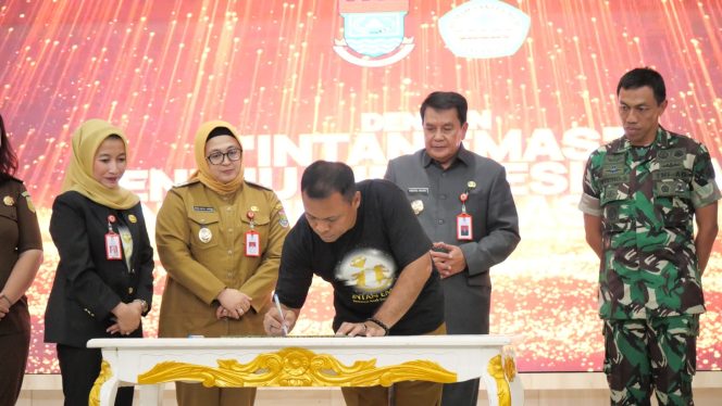 
					Dukung Investasi Anak Generasi Emas, Dandim 0510/Trs Hadiri Louching Intan Emas