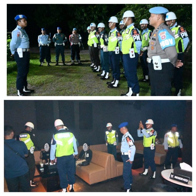 
					POM TNI dan Propam Polres Kobar Gelar Razia Gabungan di Tempat Hiburan Malam di Kobar