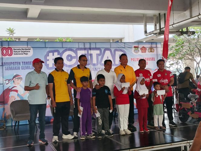 
					Olahraga dan Edukasi Jadi Satu, Pemkab Tangerang-Polres Tangsel Gaungkan Program CETAR di Cisauk