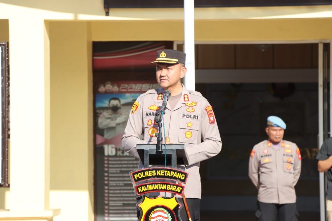 
					Pimpin Apel Pagi, Ini Arahan Kapolres Ketapang Kepada Anggotanya