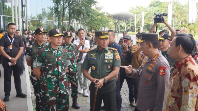 
					Dandim Tigaraksa Pimpin 458 Personel Amankan Presiden di Apkasi Expo