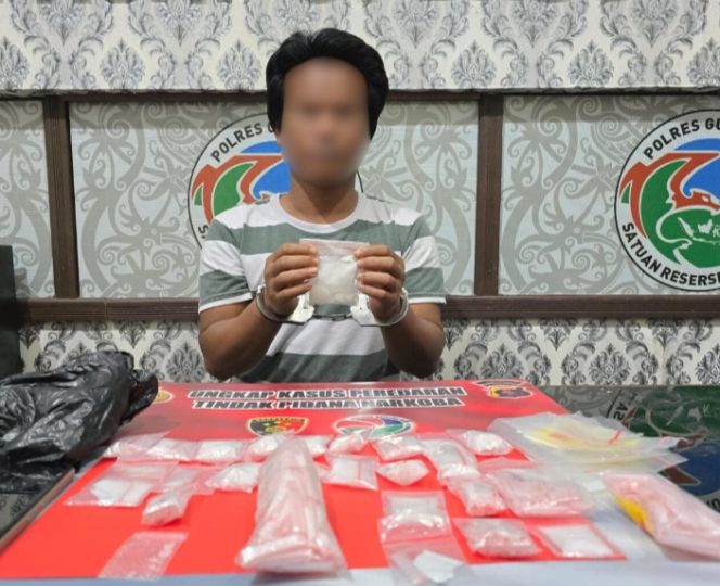 
					Sembunyikan Ratusan Paket Sabu di Plafon Rumah, Pengedar Narkoba di Sepang Diringkus Satresnarkoba Polres Gumas