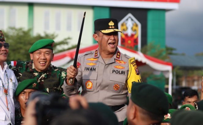 
					Perkuat Sinergitas, Kapolda Kalteng Hadiri Apel Penyerahan Pasukan Pangdam XXII Tambun Bungai