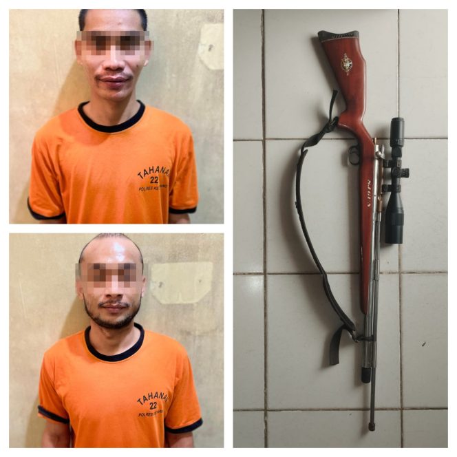 
					Dua Pelaku Diduga Lakukan Serangkaian Aksi Pembakaran Rumah Dan Penembakan Di Kecamatan Air Upas Telah Diamankan Polres Ketapang