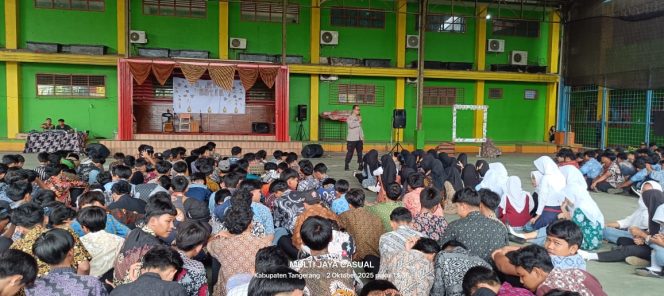 
					Lewat Program CETAR, Polsek Legok Tanamkan Nilai Anti Tawuran Sejak Dini