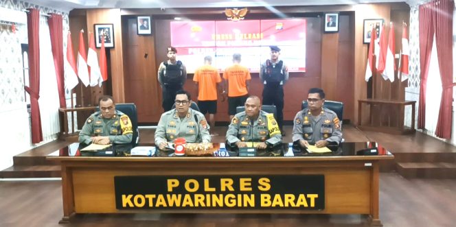 
					Curi 80 Yunit Motor, Dua Pria Di Gelandang Ke Mapolres Kobar