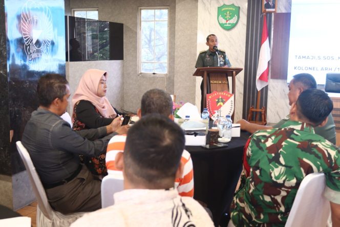 
					Perkuat Kemandirian Bangsa, Korem 052/Wkr Gelar Komsos Kreatif untuk UMKM dan Pelaku Industri Kreatif