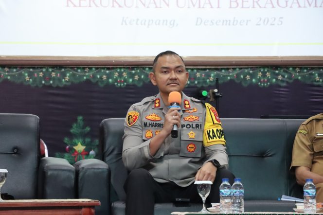 
					Kapolres Ketapang Hadiri Rapat Kerja dan Natal Bersama PGK Ketapang, Perkuat Kerukunan Antarumat Beragama