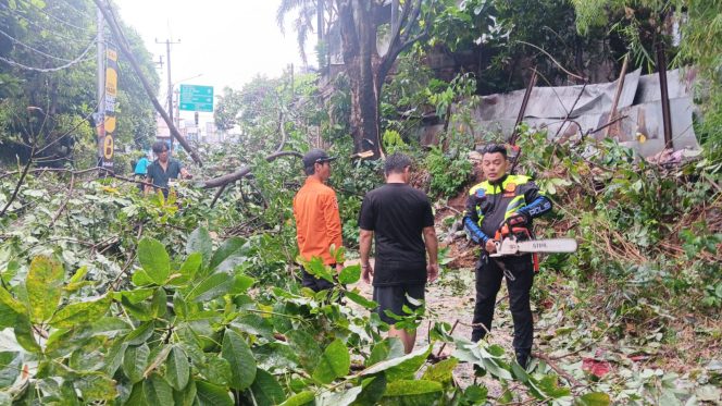 
					Respon Cepat Personel Polsek Ciputat Timur Tindaklanjuti Laporan Warga dan Kejadian Viral Pohon Tumbang