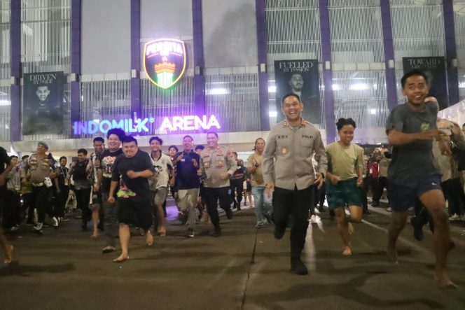
					Night Run Polres Tangsel di Indomilk Arena, Kapolres Ajak Remaja Jauhi Balap Liar dan Tawuran