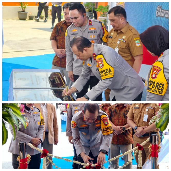 
					Perkuat Pelayanan Publik, Kapolda Metro Jaya Resmikan Kantor Satpamobvit dan Polsek Babelan
