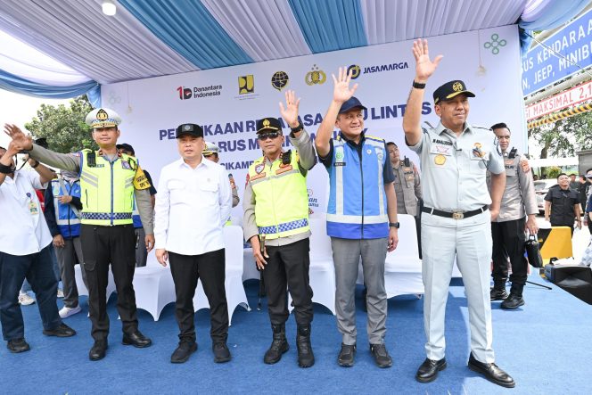 
					Dukung Kelancaran Mudik 2026, Jasa Raharja Hadir di Flag Off One Way Nasional 2026