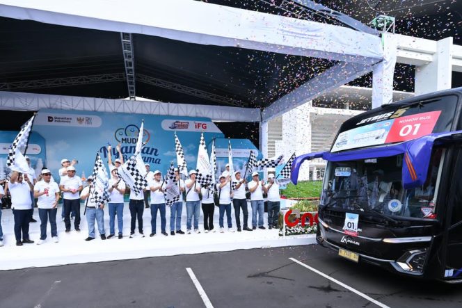
					Peserta Mudik Nyaman Bersama IFG Gruop 2026 Resmi Dilepas Jasa Raharja Perkuat Perlindungan Perjalanan Pemudik