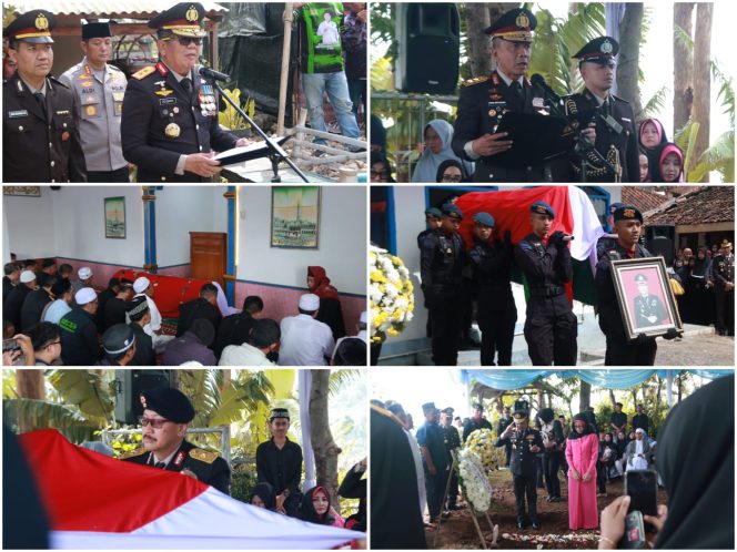 
					Upacara Pemakaman Alm. KBP Deden Somantri Penuh Khidmat, Brimob Jabar Antar Kepergian Putra Terbaik Polri