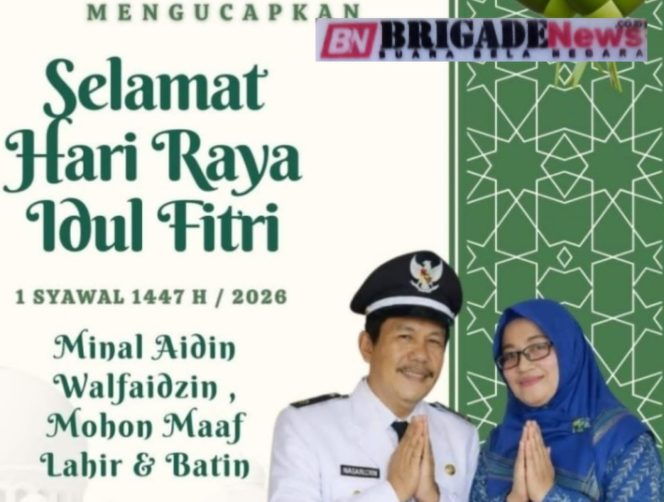 
					Kepala Desa Kedung Pengawas H.Nasarudin Mengucapkan Selamat Hari Raya Idul Fitri 1447 H/2026 M Untuk Semua Warganya