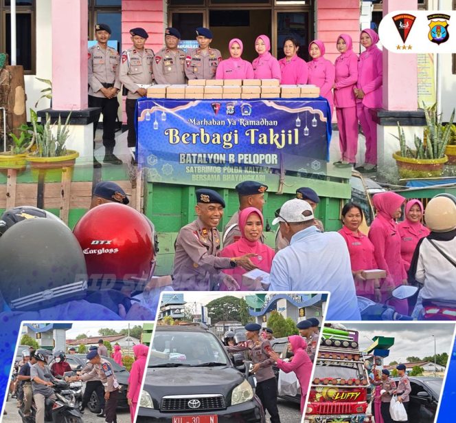 
					Wujud Kepedulian Ramadhan, Brimob dan Bhayangkari Berbagi Takjil untuk Masyarakat Nunukan