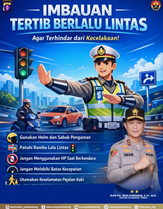 
					Kapolda Kalteng Imbau Pemudik Arus Balik Lebaran Utamakan Keselamatan