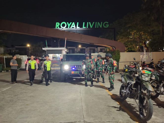 
					Personel Koramil 10/Sepatan Patroli Sisir Wilayah Pastikan Aman dan Kondusif