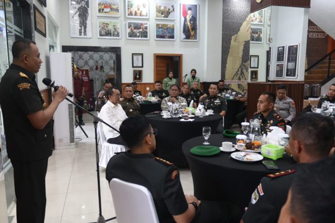 
					Korem 052/Wijayakrama Gelar Coffee Morning Bersama Forkopimda