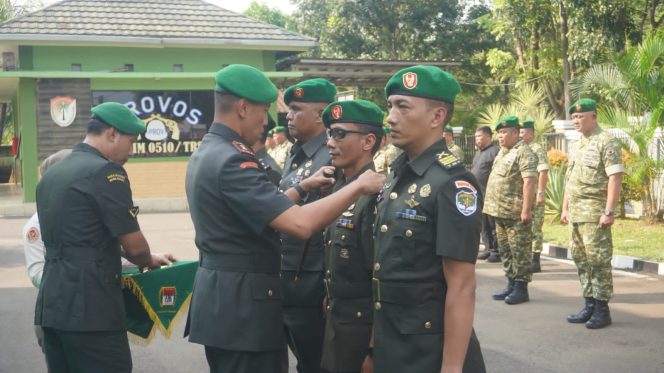 
					Sertijab Danramil Kodim 0510/Tigaraksa Digelar, Dua Perwira Berganti Jabatan