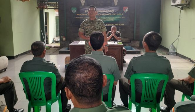 
					Jaga Hubungan Baik, Danramil 04/Cikupa Komsos Dengan Wanra