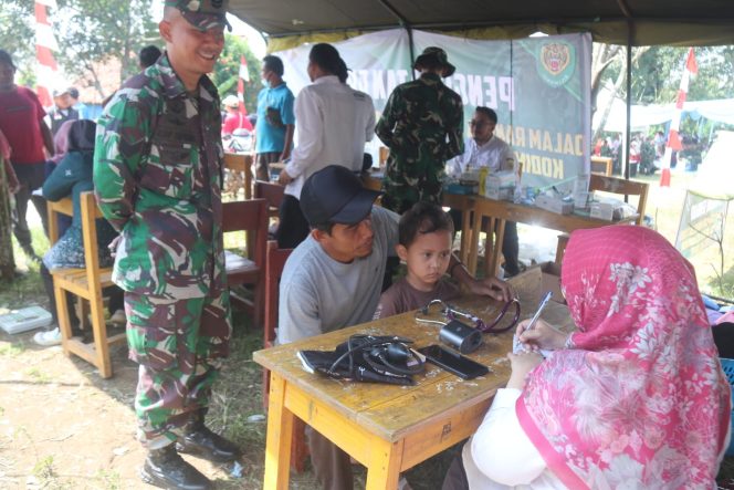 
					TMMD ke-128 Kodim 0621 Kabupaten Bogor Akselerasi Pembangunan & Bakti Sosial