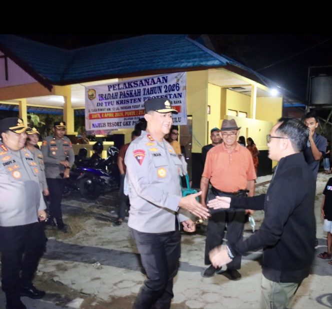 
					Kapolda Kalteng Tinjau Pengamanan Malam Paskah, Pastikan Ibadah Berjalan Aman dan Tertib