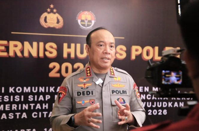 
					Wakapolri Tekankan Transformasi Digital dan Penguatan SDM pada Rakernis Humas Polri 2026