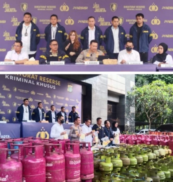 
					Polda Metro Jaya Bongkar Sindikat Oplosan Gas LPG Subsidi, Ribuan Tabung Disita