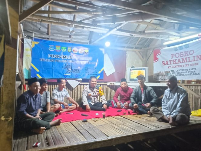 
					Aktif Jaga Lingkungan, Polsek Serpong Intensifkan Pengecekan Poskamling Terpadu di Lengkong Karya