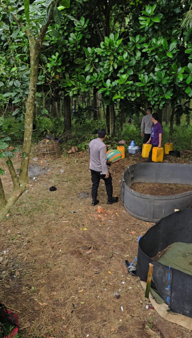 
					Arena Sabung Ayam di Kebun Bambu Digerebek Polisi, Sejumlah Barang Bukti Diamankan
