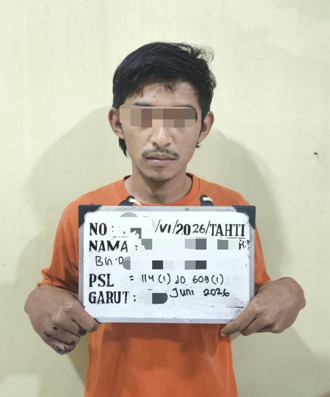
					Polres Garut Gagalkan Peredaran Sabu, Pengedar Beserta 19 Paket Narkotika Diamankan