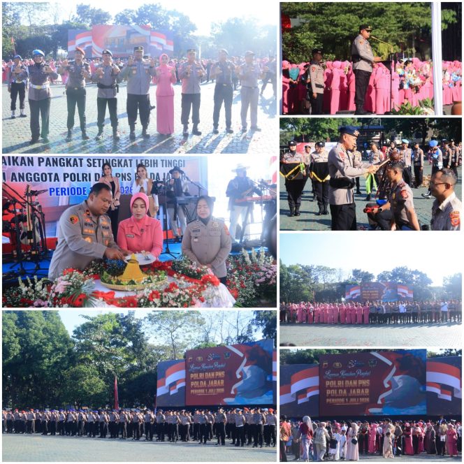 
					Korps Raport Kenaikan Pangkat Di Polda Jabar : Momentum Penguatan Dedikasi & Semangat Pengabdian Personel