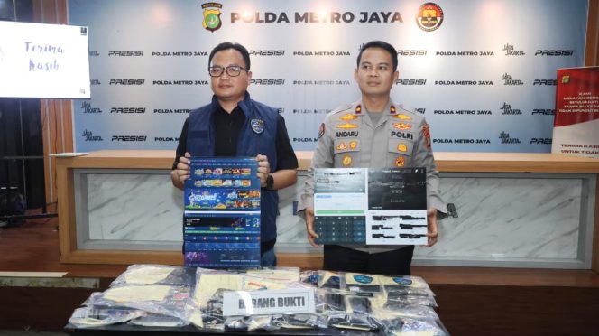 
					Polda Metro Jaya Ungkap Sindikat Judi Online 1XBET, Empat Tersangka Diamankan