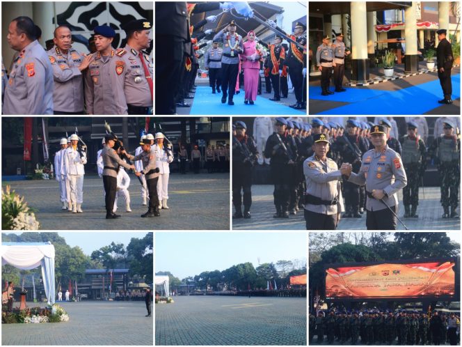 
					Welcome dan  Farewell Parade Kapolda Jabar, Tongkat Estafet Kepemimpinan Resmi Beralih