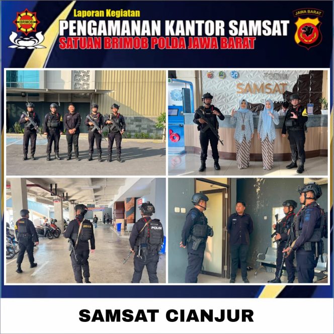 
					Brimob Jabar Perketat Pengamanan Samsat Cianjur, Cegah Aksi Calo dan Gangguan Kamtibmas