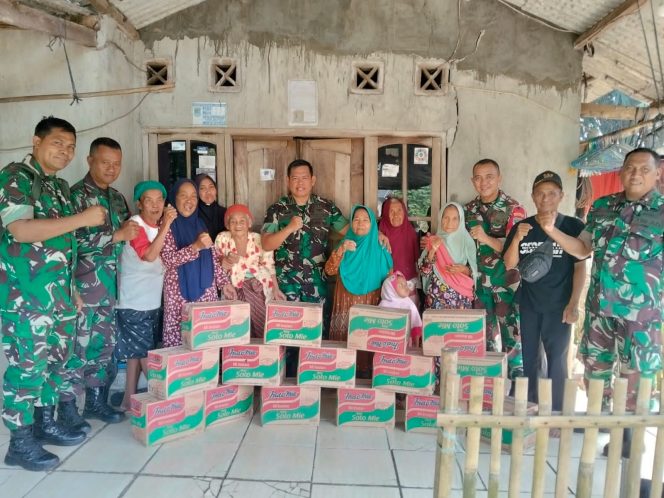 
					Koramil 04/Cikupa Gelar Baksos Bagikan Sembako Pada Lansia