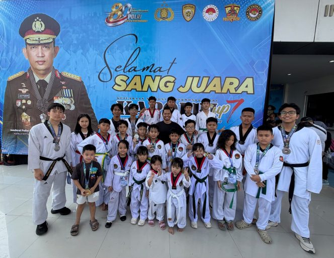 
					Taekwondo binaan Koramil 14/Panongan Raih 31 Medali pada Kejuaraan Nasional Kapolri Cup 7 Tahun 2026, Bukti Pembinaan Atlet Berprestasi Sejak Usia Dini