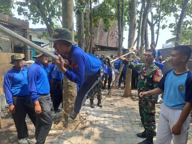 
					Latihan Disiplin Kewiraan, Koramil 02/Curug Bekali 33 Siswa SMK Pelayaran Lusiana