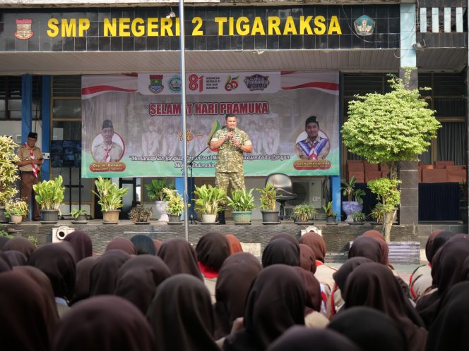 
					Kasdim Tigaraksa Dorong Pramuka Bangun Karakter dan Peduli Ketahanan Pangan
